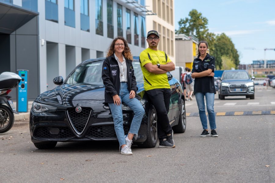 Alfa Romeo Giulia with semi-active suspension.