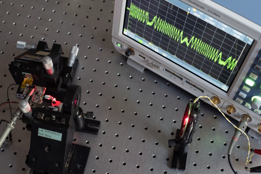 Self-mixing interferometer.