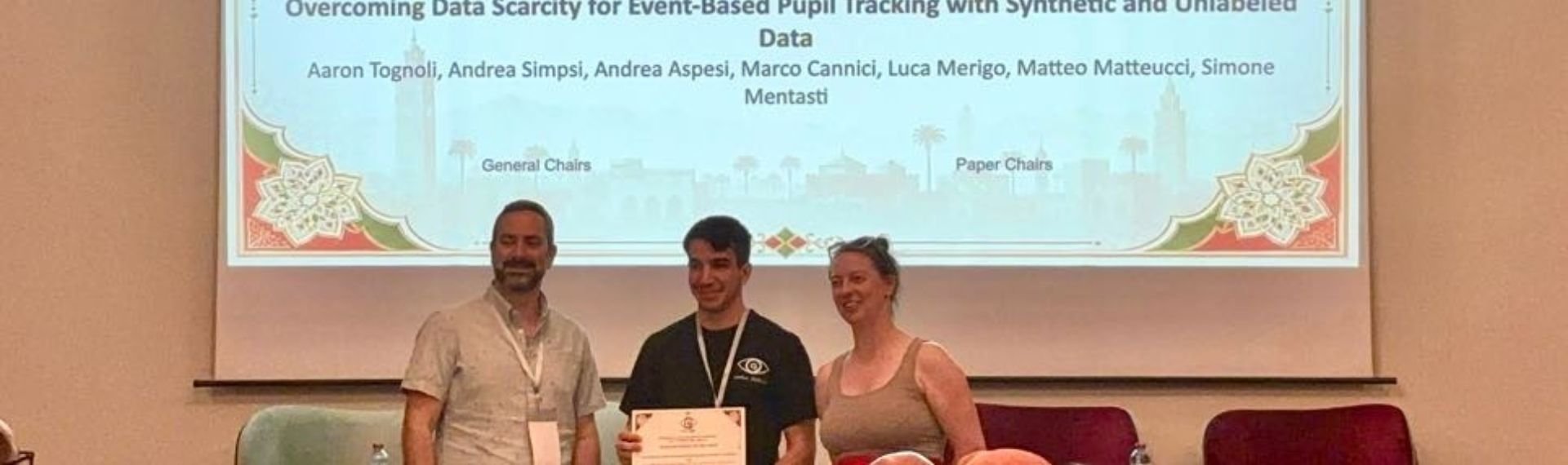 ETRA 2026: ad Aaron Tognoli l�Honourable Mention Full Paper Award