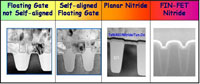 Evolution on Flash Non Volatile memory technology. From Floating gate to TANOS architectures.