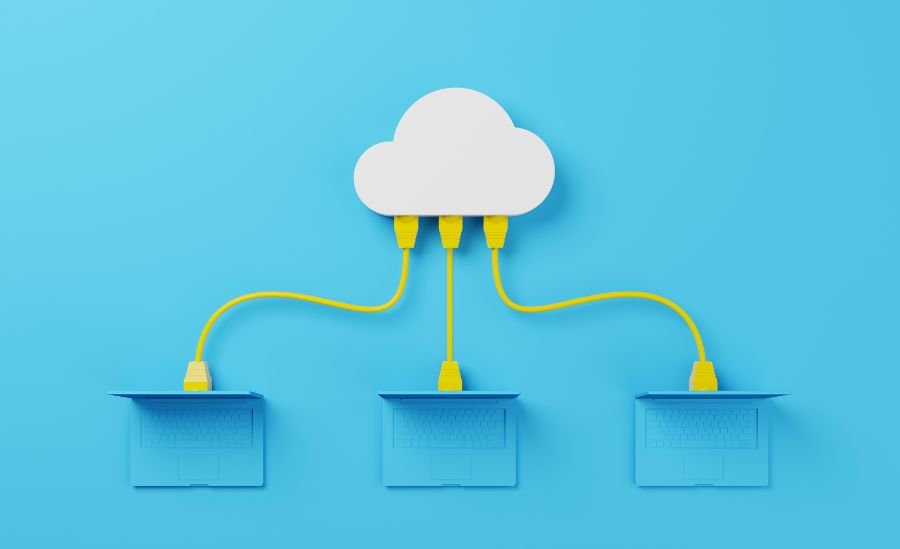 Technology data center on Cloud service